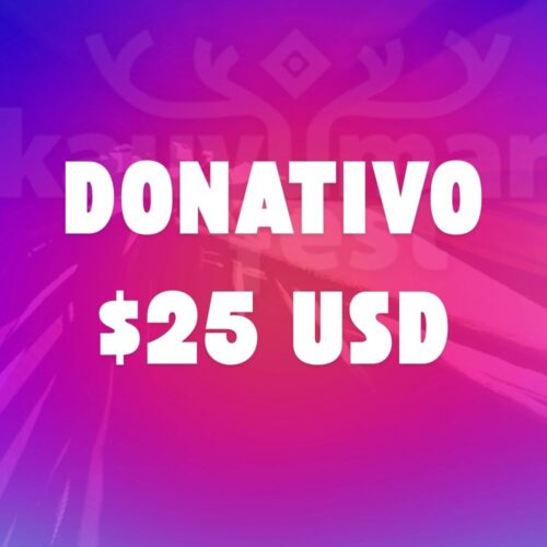 Donativo $25 USD